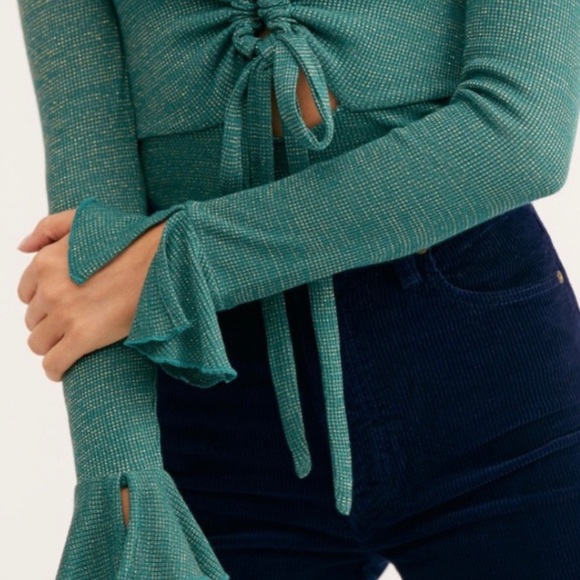 Intimately Free Say When Long Sleeve in Green - Picture 5 of 6